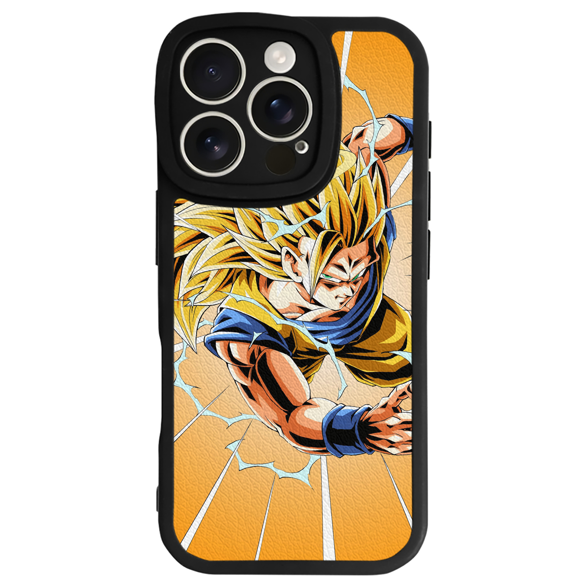 （画像用） ドラゴンボール DRAGON BALL 【iPhone 16シリーズ対応】シリコンスマホケース（レザー調） 材質：シリコン